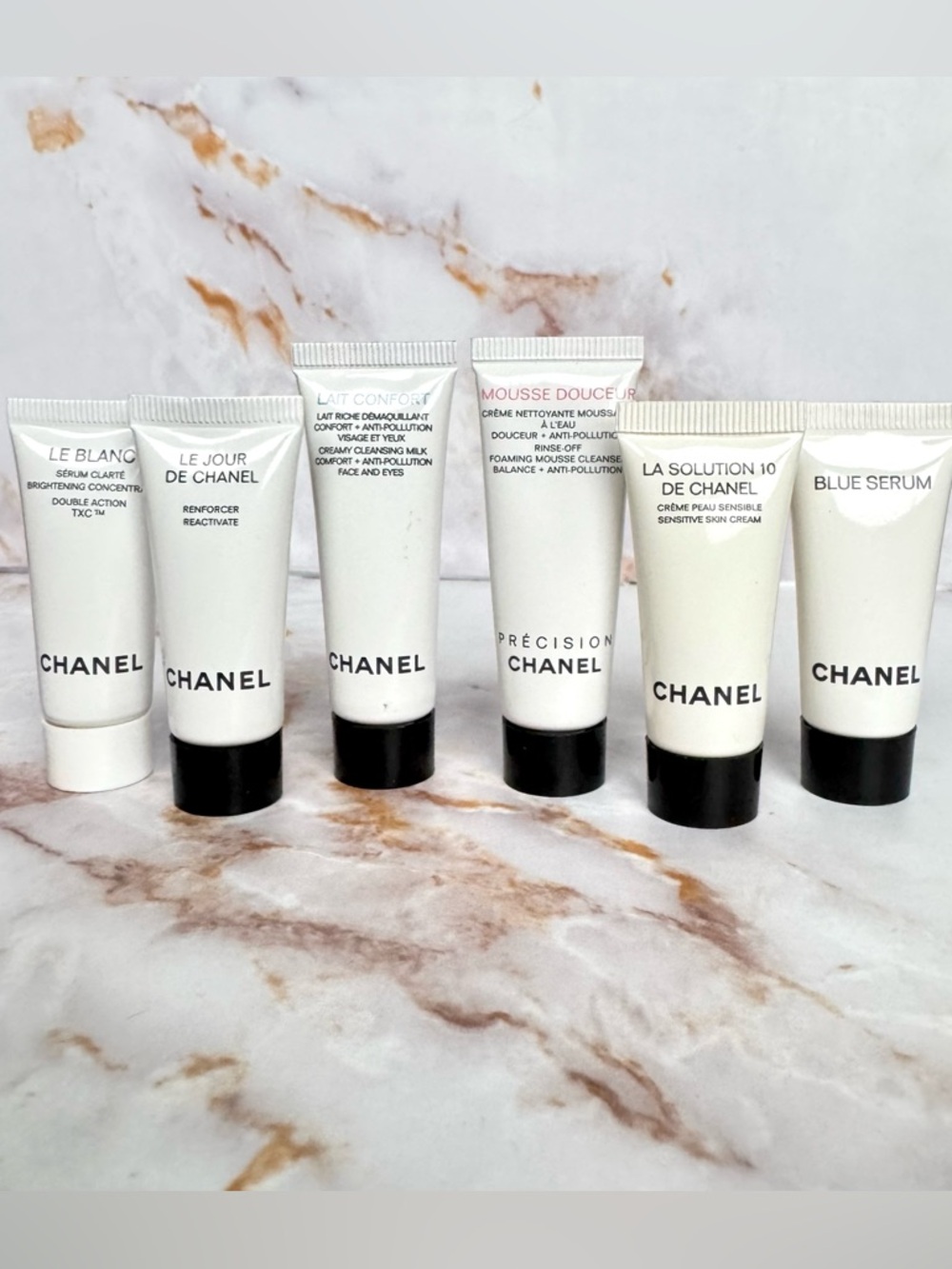 CHANEL Le Blanc Concentrate Blue Serum /Le Jour De /La Solution 10/Lait Confort